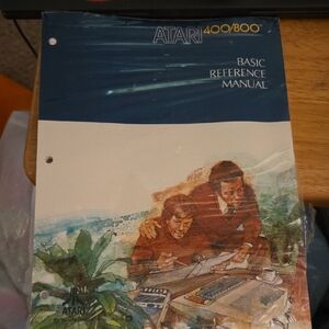 Atari 400/800 Basic Reference Manual - Blue and White